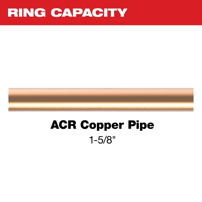 Milwaukee 1-5/8" Acr Pivoting Press Ring For Zoomlock Max & >B< Maxipro (49-16-2670Zx) 1