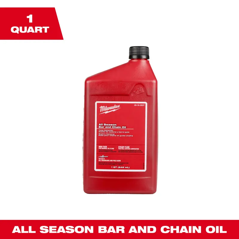 Milwaukee 1-Quart All-Season Bar & Chain Oil 1