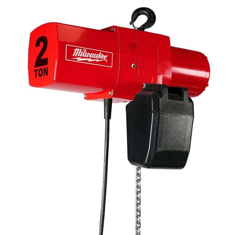 Milwaukee 2-Ton Electric Hoist With 15-Foot Chain, Model 9572 1