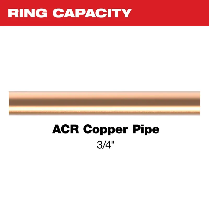 Milwaukee 3/4" Acr Pivoting Press Ring For Zoomlock Max & >B< Maxipro (Model 49-16-2655Zx) 1