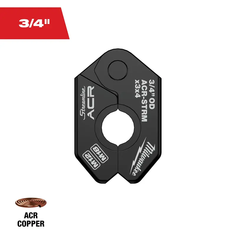 Milwaukee 3/4" Streamline Acr Press Ring – Professional Hvac Use (49-16-2655Mx) 1