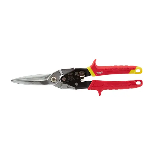 Milwaukee 3-Inch Long-Cut Aviation Snips – Extended Blades For Faster Material Removal (48-22-4537) 1