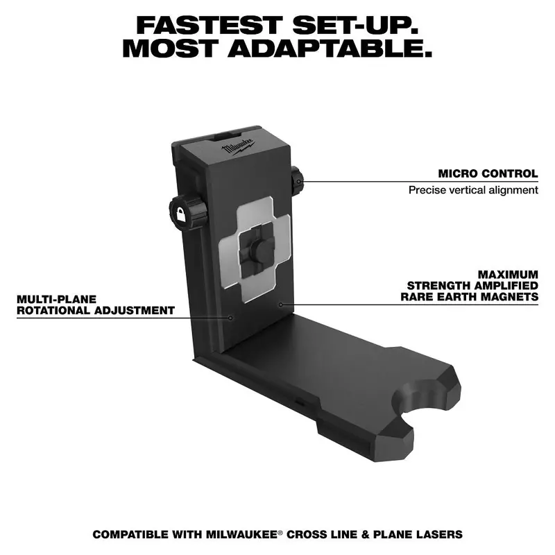 Milwaukee 360° Adjustable Laser Bracket – Universal Mounting Accessory 1