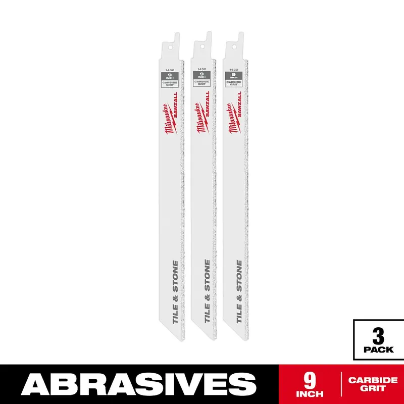 Milwaukee 6" Carbide-Grit Sawzall Blade For Masonry & Concrete – Model 48-00-1430 1