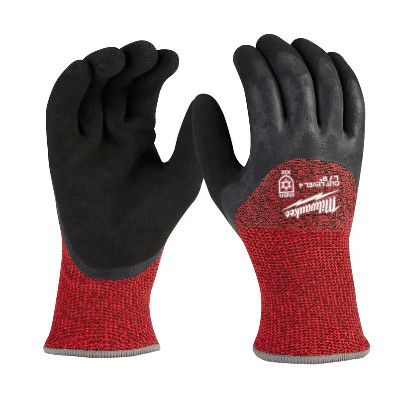 Milwaukee Ansi/Isea 105-2016 Cut Level 4 Winter-Dipped Gloves – Medium (48-73-7942) 1