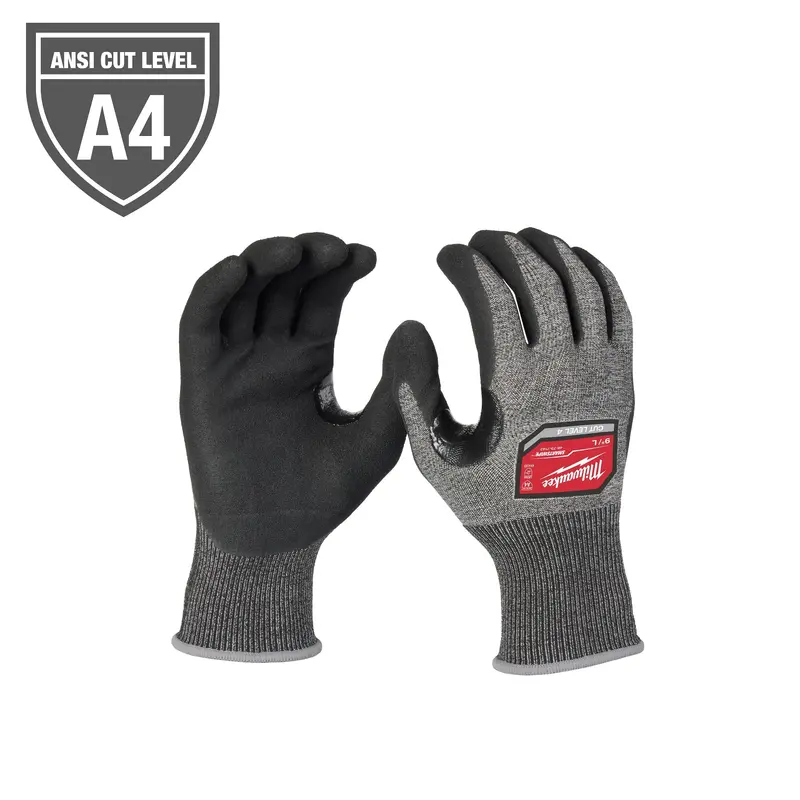 Milwaukee Cut Level 4 Nitrile-Coated Gloves – Xxl, Flexible Grip (Model 48-73-7144E) 1