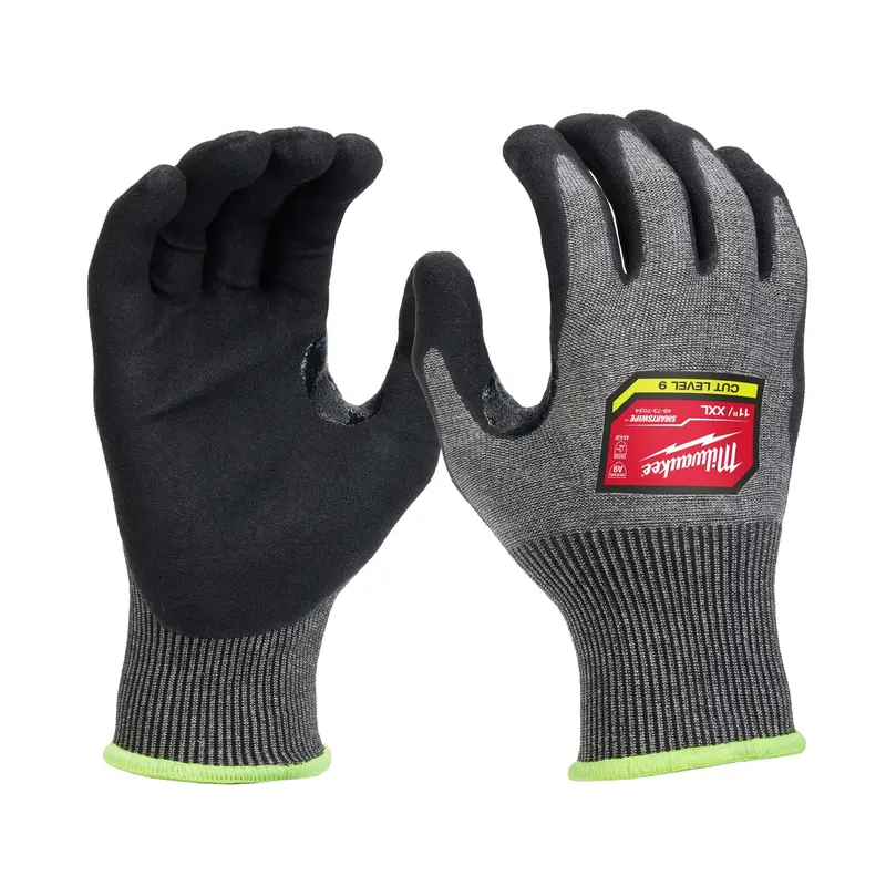 Milwaukee Cut Level 9 High-Dexterity Nitrile-Dipped Gloves – Black, Medium (12-Pack), Model 48-73-7034B 1