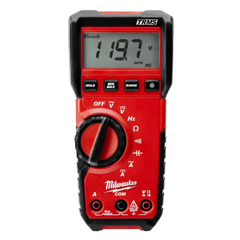 Milwaukee Digital Multimeter With Non-Contact Voltage Detection, 2216-20Nst 1