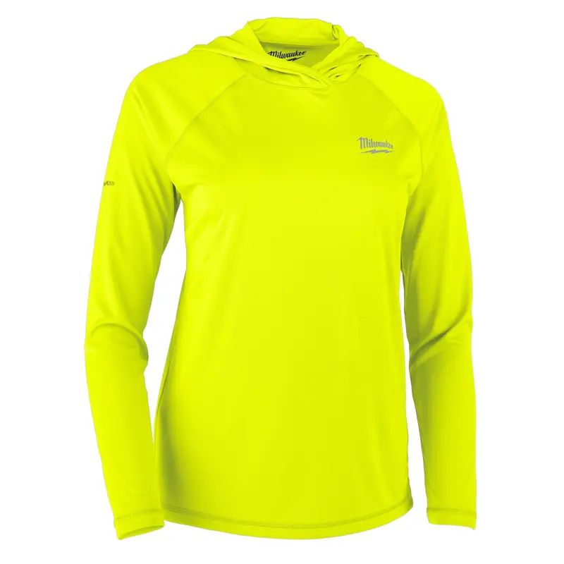 Milwaukee F550Y-L Workskin Women’S Sun-Protective Hooded Shirt – Yellow, Large 1
