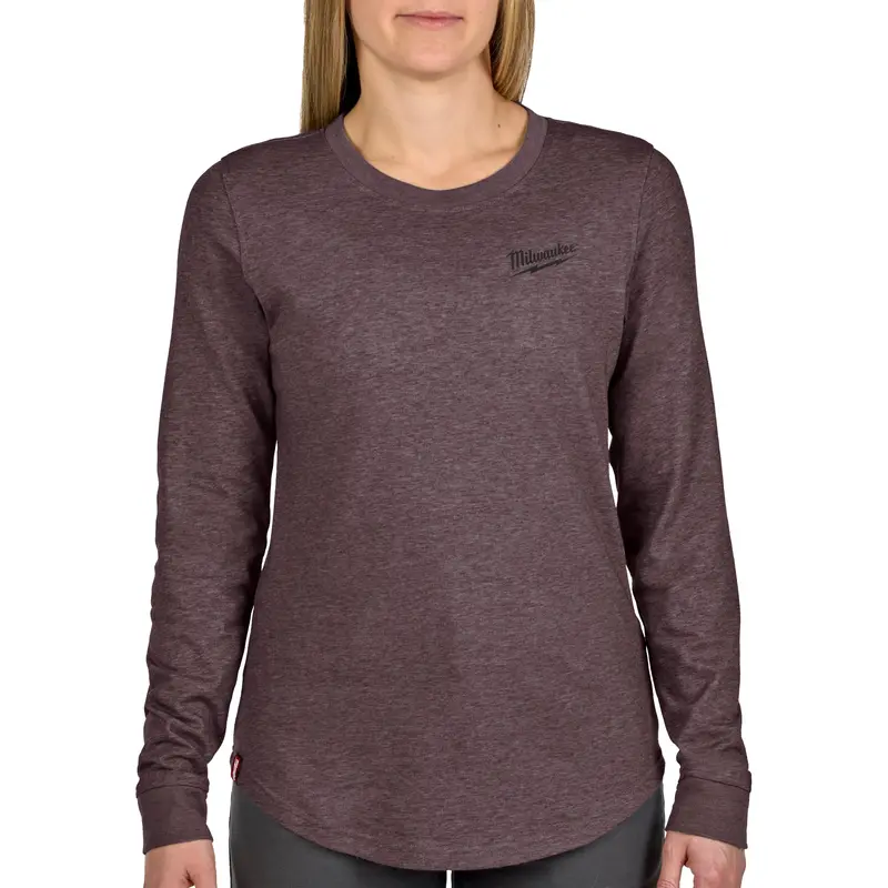 Milwaukee Freeflex Women'S Hybrid Long-Sleeve Tee – Purple, Small 1