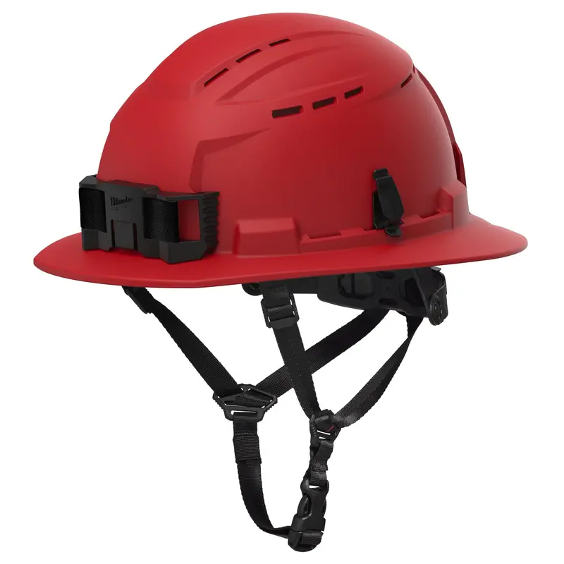 Milwaukee Full-Brim Type 2 Safety Helmet – Class C, Vented (Model 48-73-1658) 1