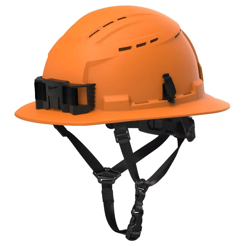 Milwaukee Full-Brim Type 2 Safety Helmet – Class C, Vented (Model 48-73-1688) 1