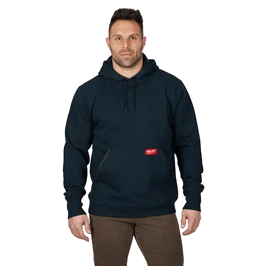 Milwaukee Heavy-Duty Black Pullover Hoodie – Medium (Style 350Bl-M) 1