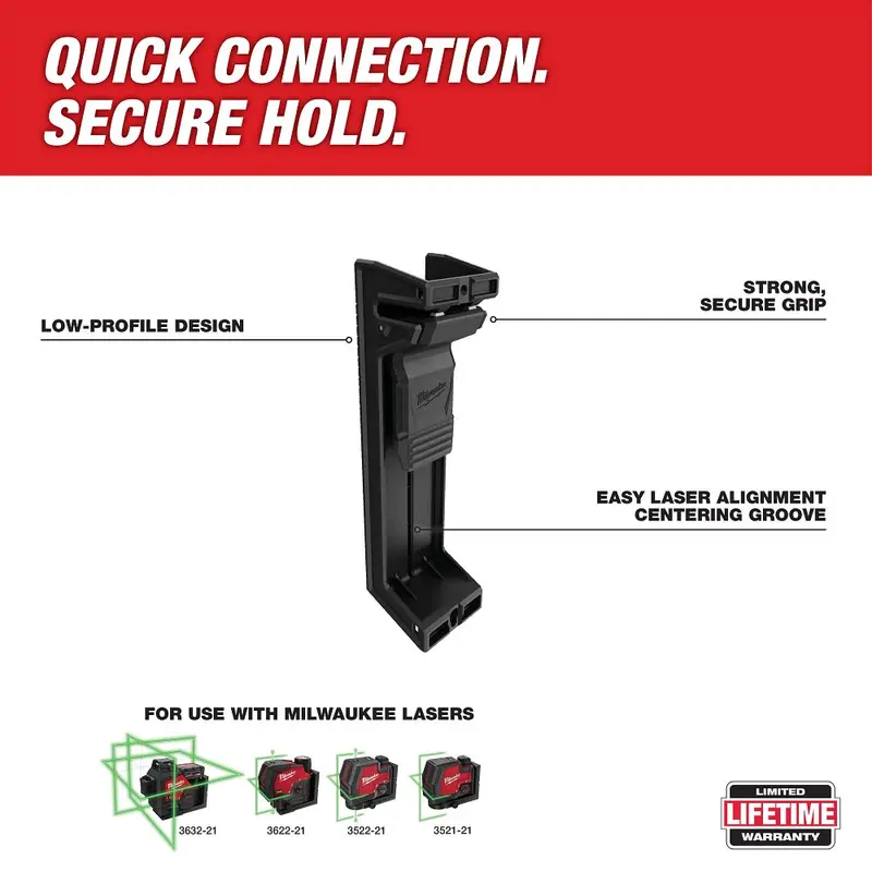 Milwaukee Laser Track Clip For Tool Mounting And Alignment 1