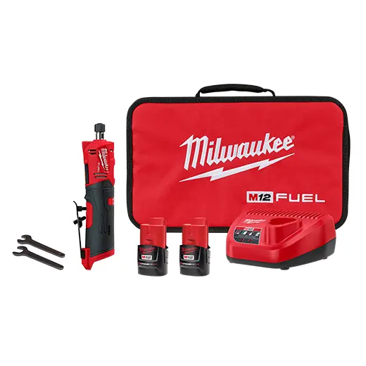 Milwaukee M12 Fuel 1/4" Straight Die Grinder Kit – 2486-22 1
