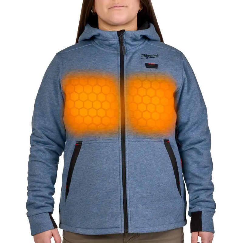 Milwaukee M12 Heated Hoodie Kit With Hexon Heat Technology – Navy, Standard Fit 1