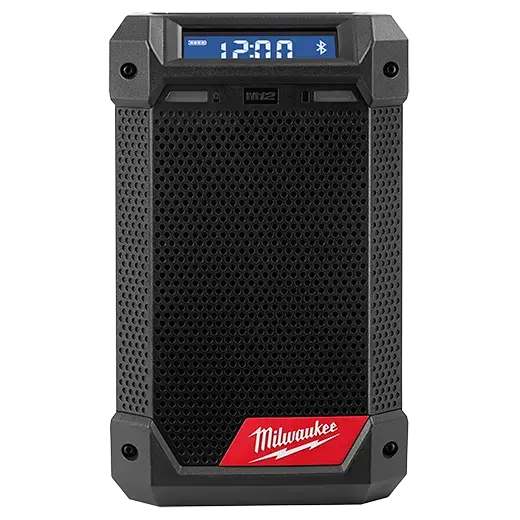 Milwaukee M12 Radio With Built-In Charger – Compact Audio & Power Combo (2951-20) 1