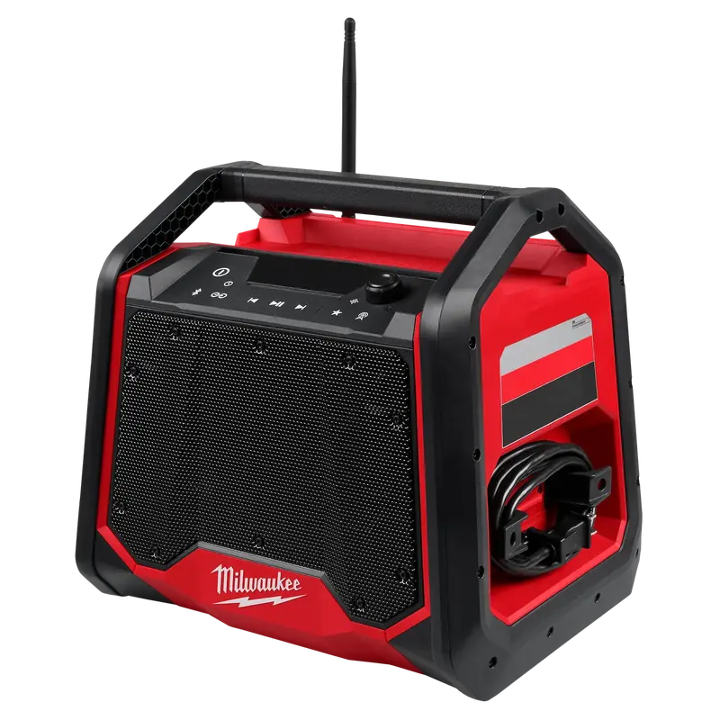Milwaukee M18 Bluetooth Jobsite Radio With Built-In Charger (Model 2956-20) 1