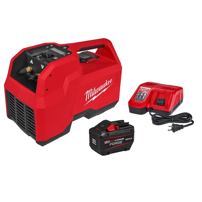 Milwaukee M18 Brushless Refrigerant Recovery Machine Kit – Includes Vacuum Pump & Accessories (2938-21) 1