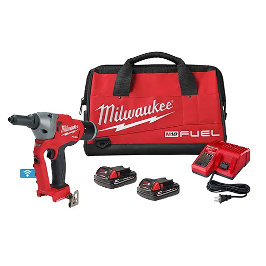 Milwaukee M18 Fuel 1/4" Blind Rivet Tool With One-Key Smart Technology Kit (2660-22Ct) 1