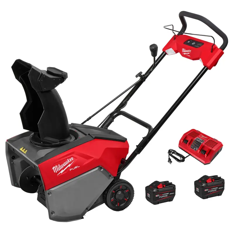 Milwaukee M18 Fuel 21" Auger-Driven Dual-Battery Single-Stage Snow Blower Kit 1