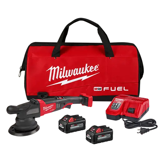 Milwaukee M18 Fuel 21Mm Random Orbital Polisher Kit – Complete Set With Batteries & Charger (2685-22Hd) 1
