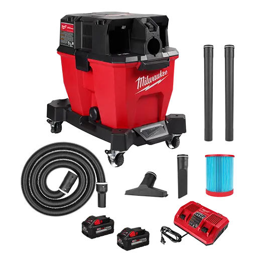 Milwaukee M18 Fuel 9-Gallon Dual-Battery Wet/Dry Vacuum – Model 0920-22Hd 1