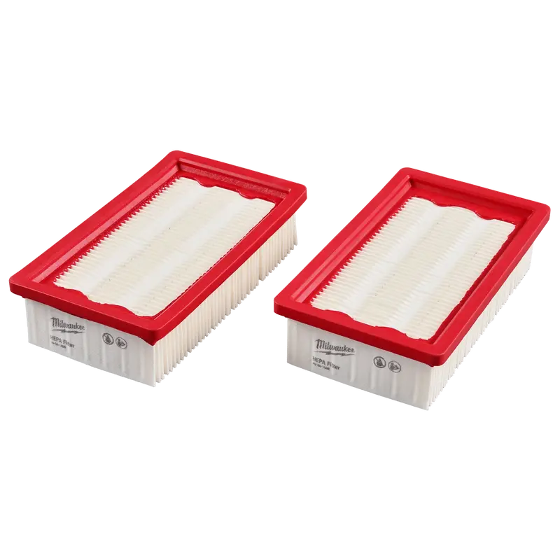 Milwaukee M18 Fuel 9-Gallon Dust Extractor Hepa Filter – 2-Pack (49-90-1968) 1