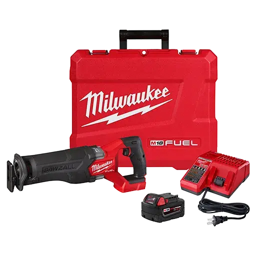 Milwaukee M18 Fuel Sawzall Reciprocating Saw – Kit With Battery & Charger (2821-21) 1
