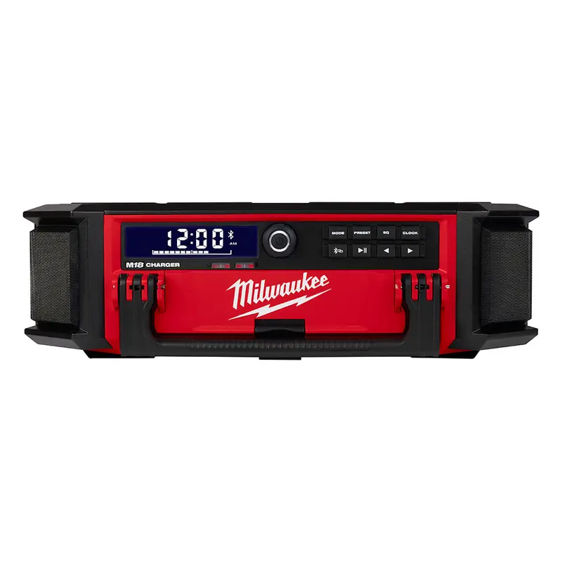 Milwaukee M18 Packout Radio With Integrated Charger – Jobsite Audio Solution (2950-20) 1