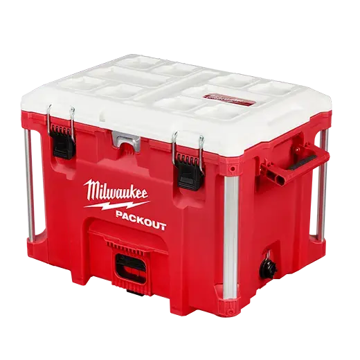 Milwaukee Packout 40Qt Extra-Large Insulated Cooler – Rugged Jobsite Cooler (48-22-8041) 1