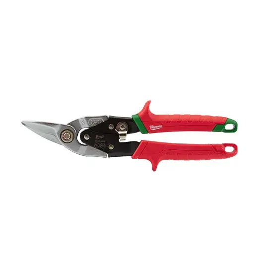 Milwaukee Right-Cut Aviation Snips – Precision Shearing For Straight & Contoured Cuts (48-22-4520) 1
