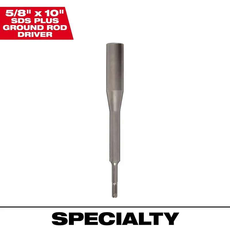 Milwaukee Sds-Plus 5/8-Inch By 10-Inch Ground Rod Driver – Model 48-62-6031 1
