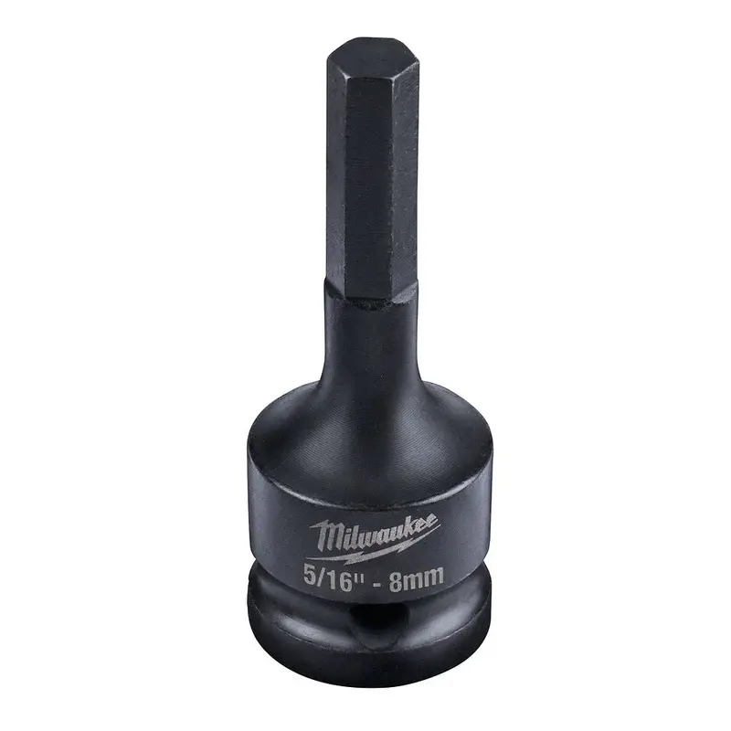 Milwaukee Shockwave Lineman’S Hex Bit Socket – 1/2" Drive, 9/16" Size (49-66-5141) 1