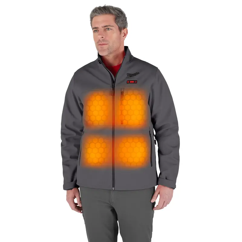 Milwaukee Toughshell Gray Jacket Kit – 2X Large (Model M100G-212X) 1