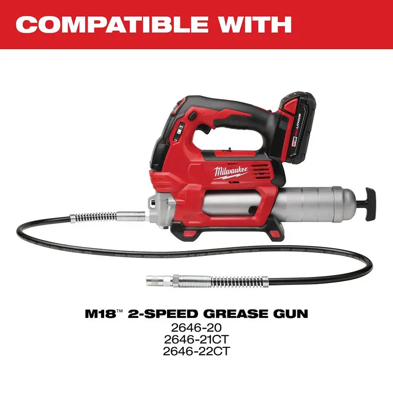Milwaukee Transparent Grease Gun Barrel For M18 Cordless Tools – 49-16-2646 1