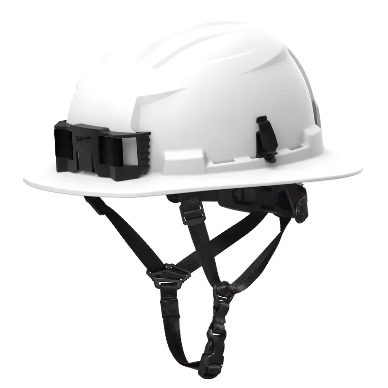 Milwaukee Type 2 Full Brim Non-Vented Safety Helmet – Class E, Electrical Hazard Rated (48-73-1651) 1