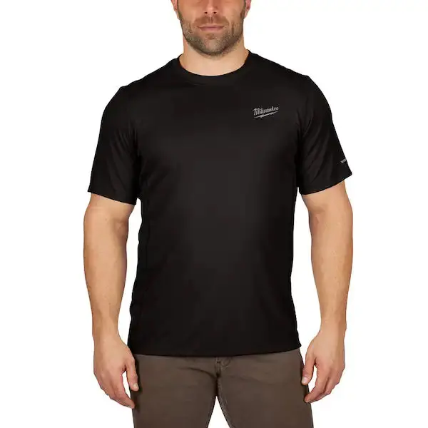 Milwaukee Workskin Lightweight Black Short-Sleeve Work Shirt – Small (414B-S) 1