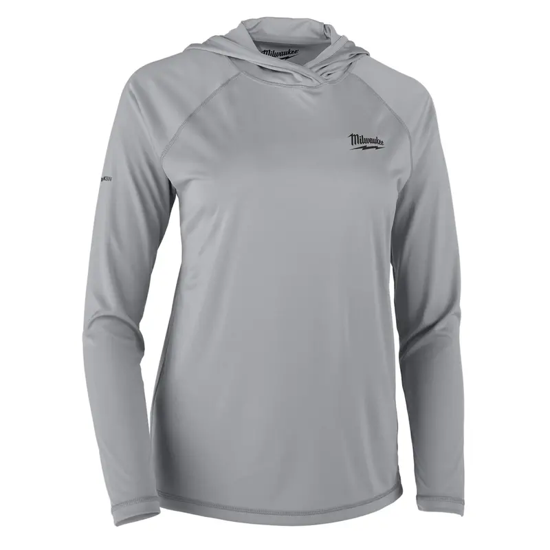 Milwaukee Workskin Women'S Gray Hooded Work Top, Size 2X 1