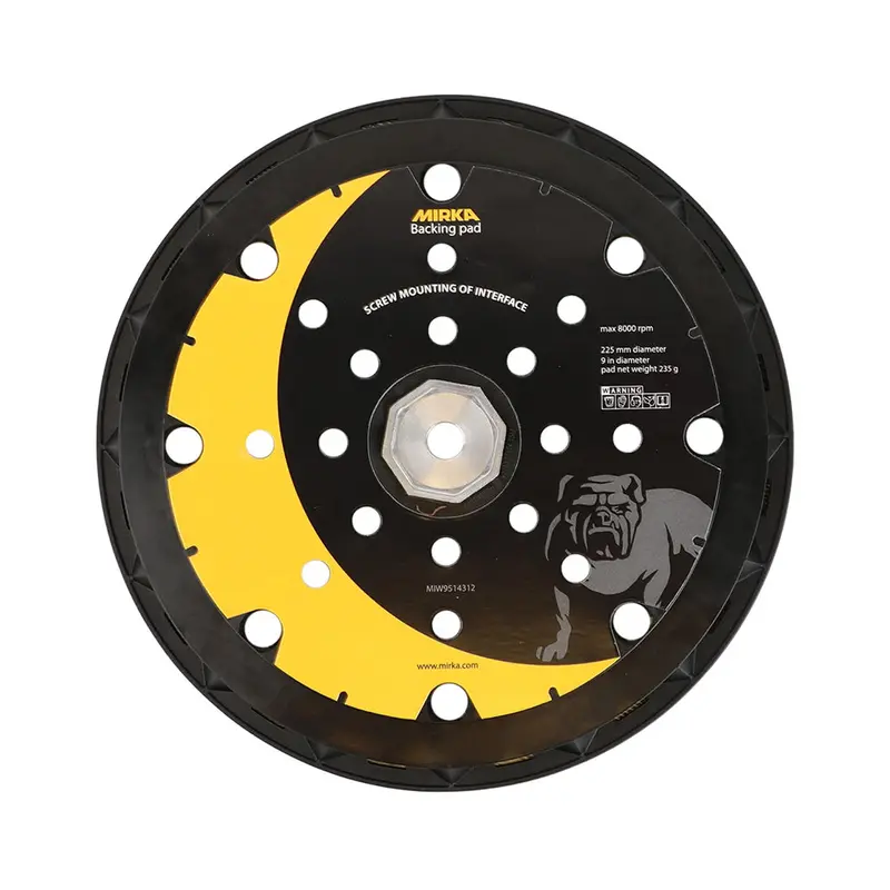 Mirka 225Mm Backing Pad For Orbital Sanders 1