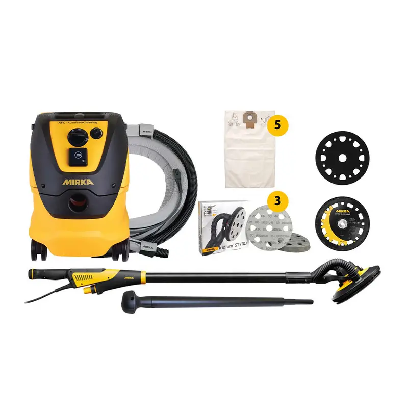 Mirka Premium Leros Styro Sanding System Kit 1
