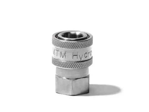 Mtm Hydro 3/8" Stainless Steel Female Npt Quick Coupler 1