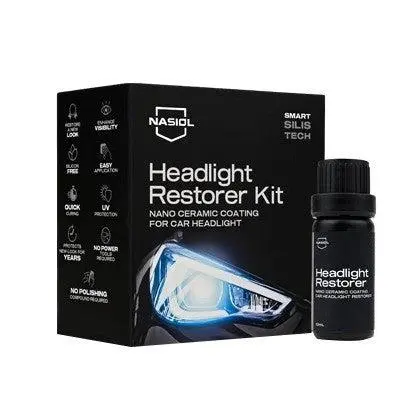 Nasiol Headlight Restoration Kit – Complete 3-Step System For Hazy Or Oxidized Lenses 1