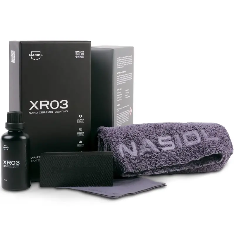 Nasiol Xr03 Hydrophobic Ceramic Coating – Advanced Paint Protection With Extreme Water Beading & Shine 1