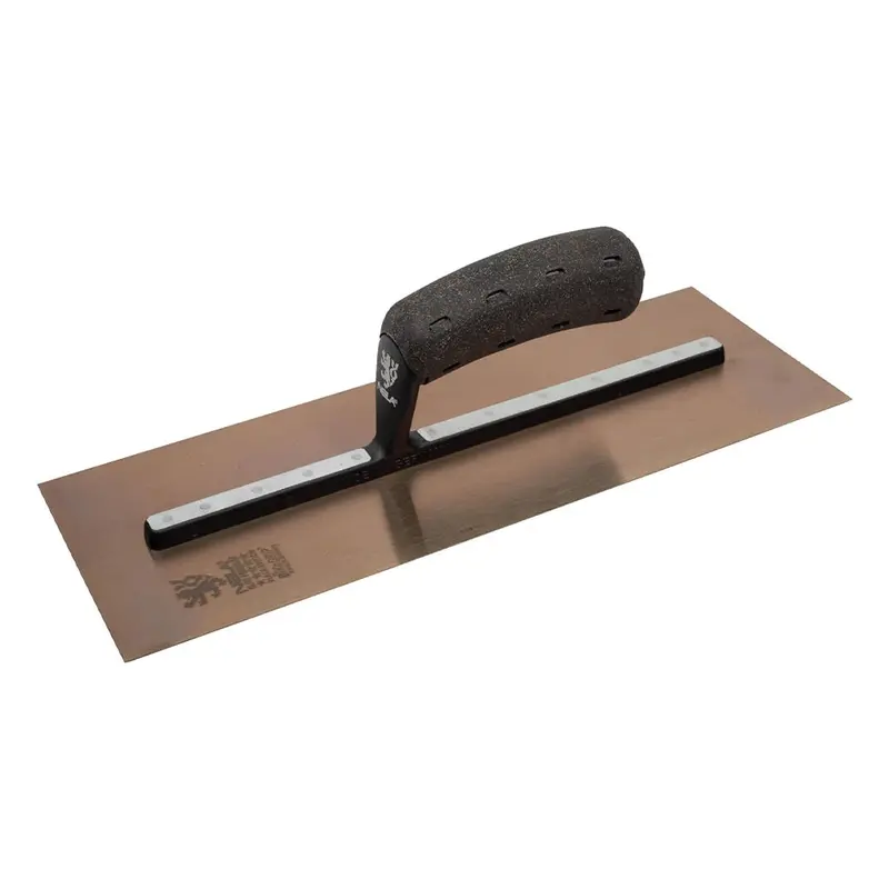 Nela Black Elite Gold Stainless Steel Drywall Trowel 1