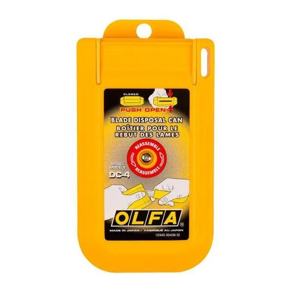 Olfa Dc-4 Replaceable Blade Disposal Case – Compact & Safe 1