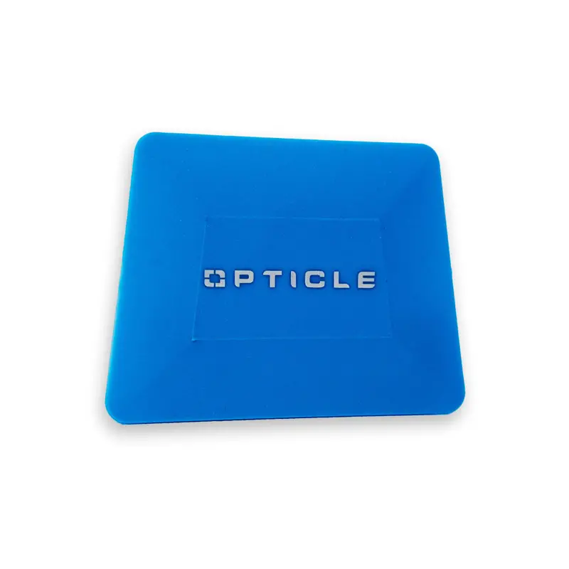Opticle 4" Blue Hard Card – Medium-Firm Shrinking Tool For Window Tint Films 1