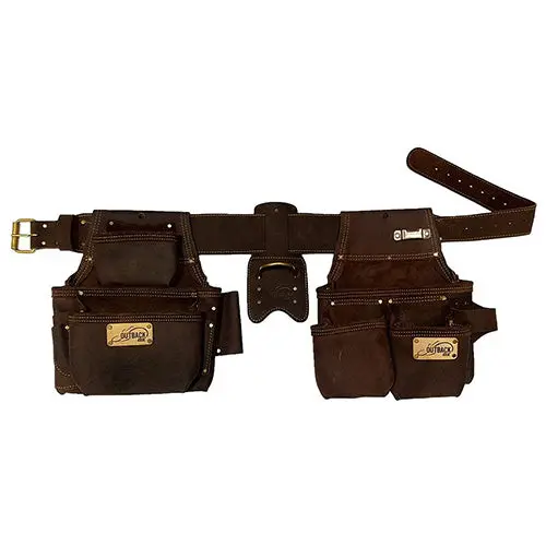 Ox Pro 4-Piece Construction Rig Set – Oil-Tanned Leather Tool System 1