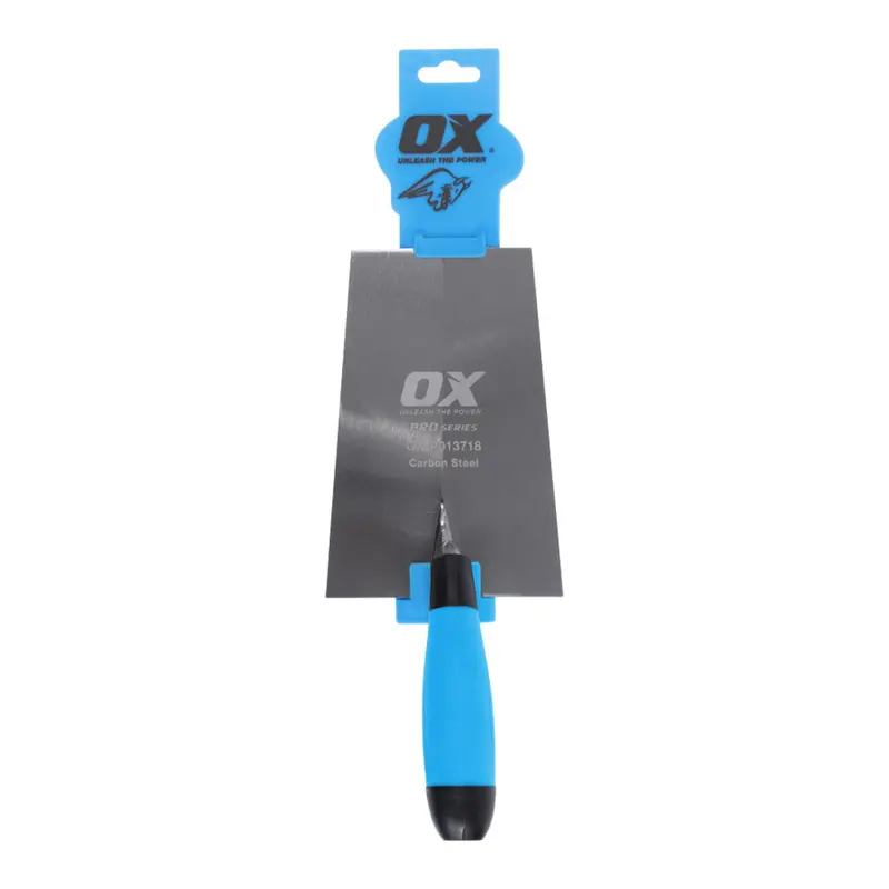 Ox Pro 7-Inch Carbon Steel Square-End Bucket Trowel 1