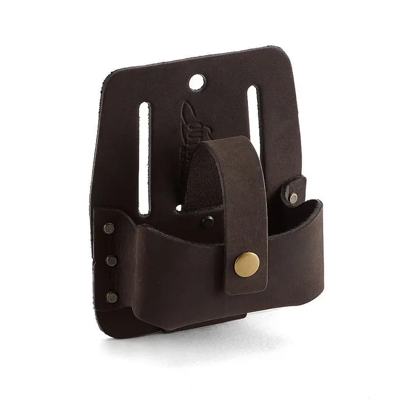 Ox Pro Leather Tape Measure Pouch With Belt Loop And Quick-Access Design 1
